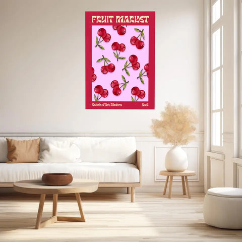 Affiche et Tableau Moderne Fruit Cerise