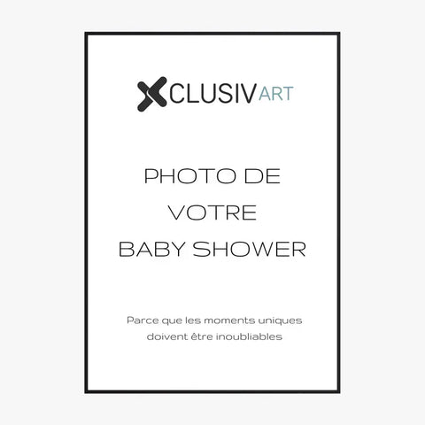 Tableau Photo Personnalisé Baby Shower