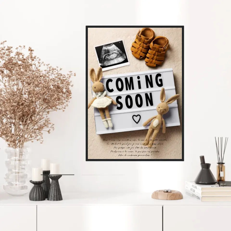 Tableau Photo Personnalisé Baby Shower