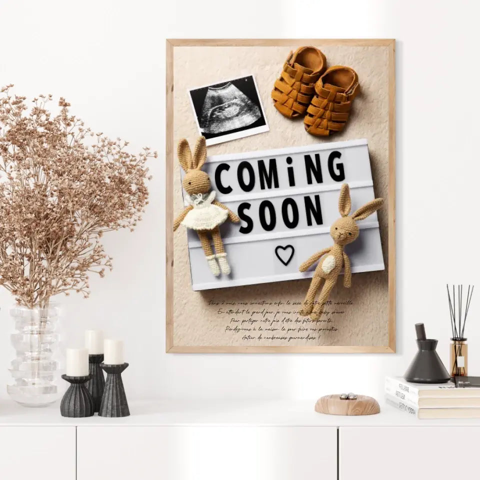 Tableau Photo Personnalisé Baby Shower