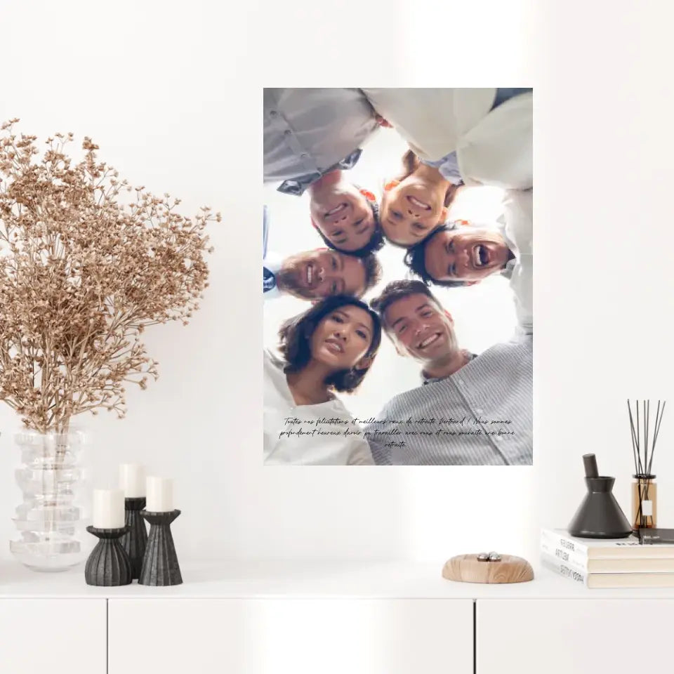 Tableau Photo Personnalisé Depart Retraite