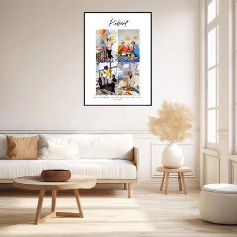 Tableau Personnalisé Photo Départ Retraite