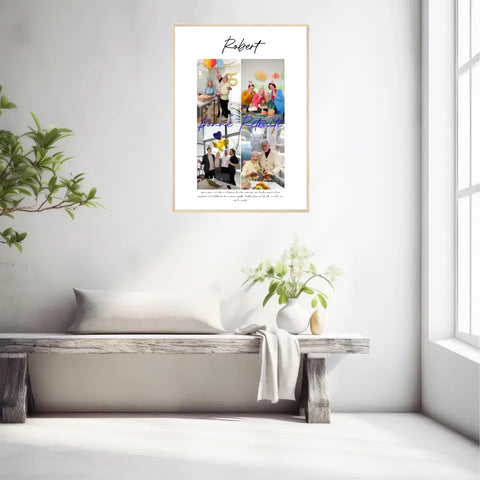 Tableau Personnalisé Photo Départ Retraite