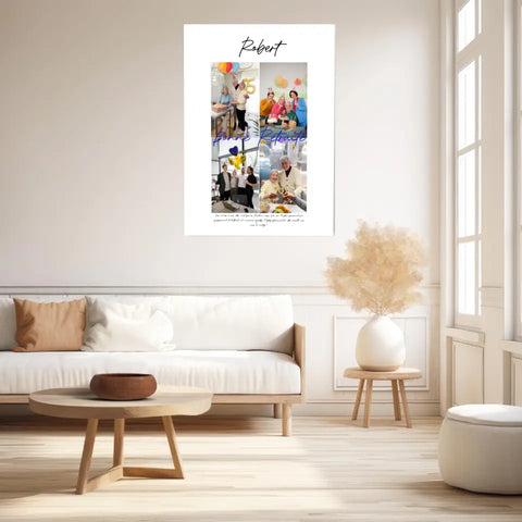 Tableau Personnalisé Photo Départ Retraite