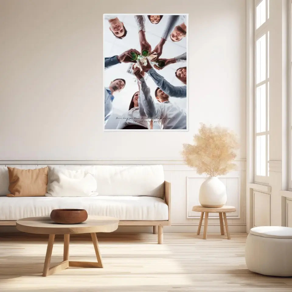 Tableau Photo Personnalisé Pot de Départ