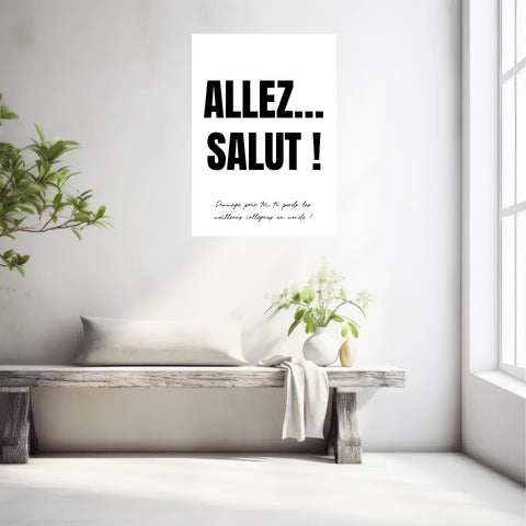Cadre Personnalisé Pot de Départ