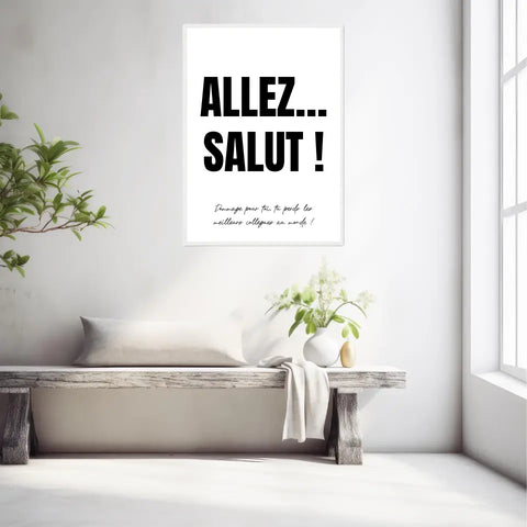 Cadre Personnalisé Pot de Départ