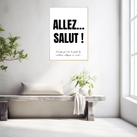 Cadre Personnalisé Pot de Départ