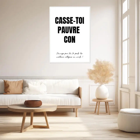 Poster Personnalisé Pot de Départ