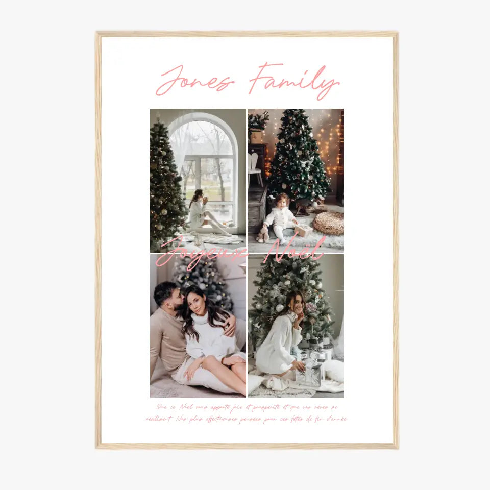 Affiche Noel Personnalisée