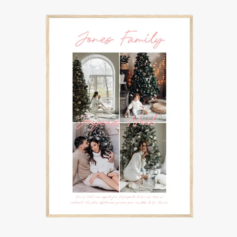 Affiche Noel Personnalisée