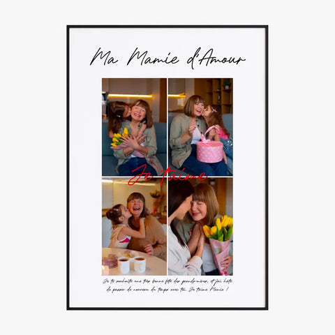 Cadre Personnalisé Photo Fête des Grands Mères