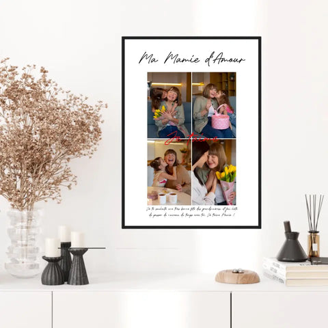 Cadre Personnalisé Photo Fête des Grands Mères