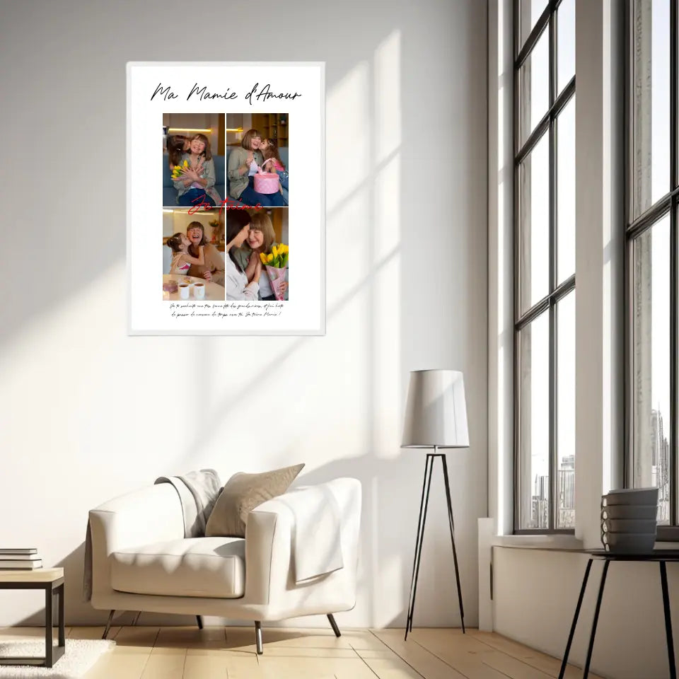 Cadre Personnalisé Photo Fête des Grands Mères