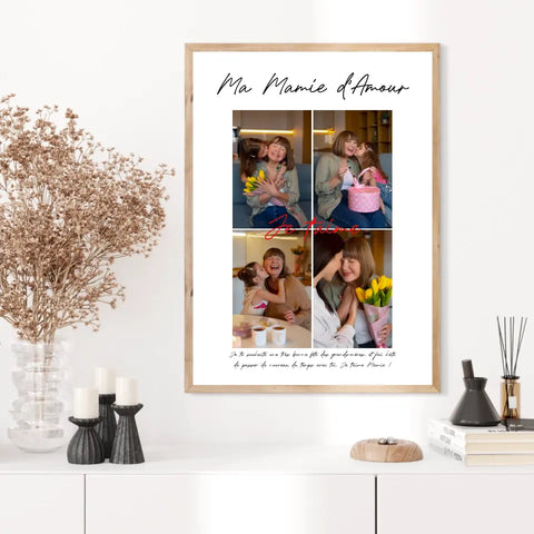 Cadre Personnalisé Photo Fête des Grands Mères
