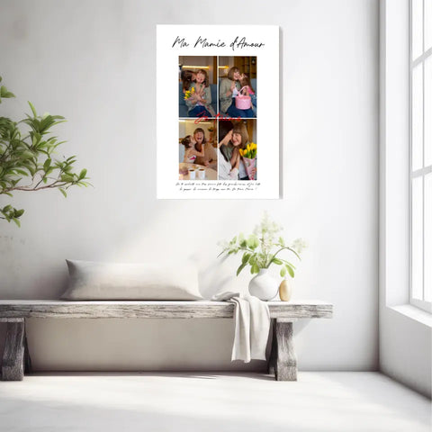 Cadre Personnalisé Photo Fête des Grands Mères