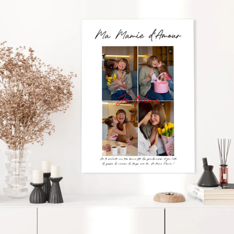 Cadre Personnalisé Photo Fête des Grands Mères