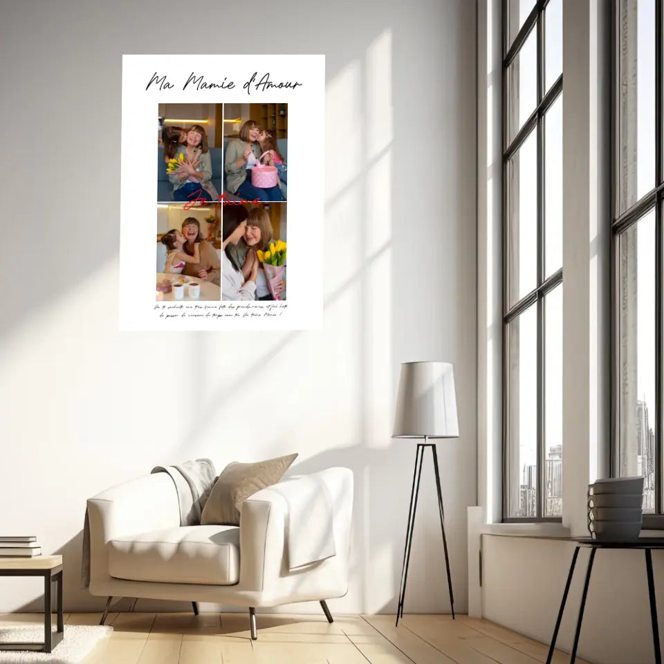 Cadre Personnalisé Photo Fête des Grands Mères