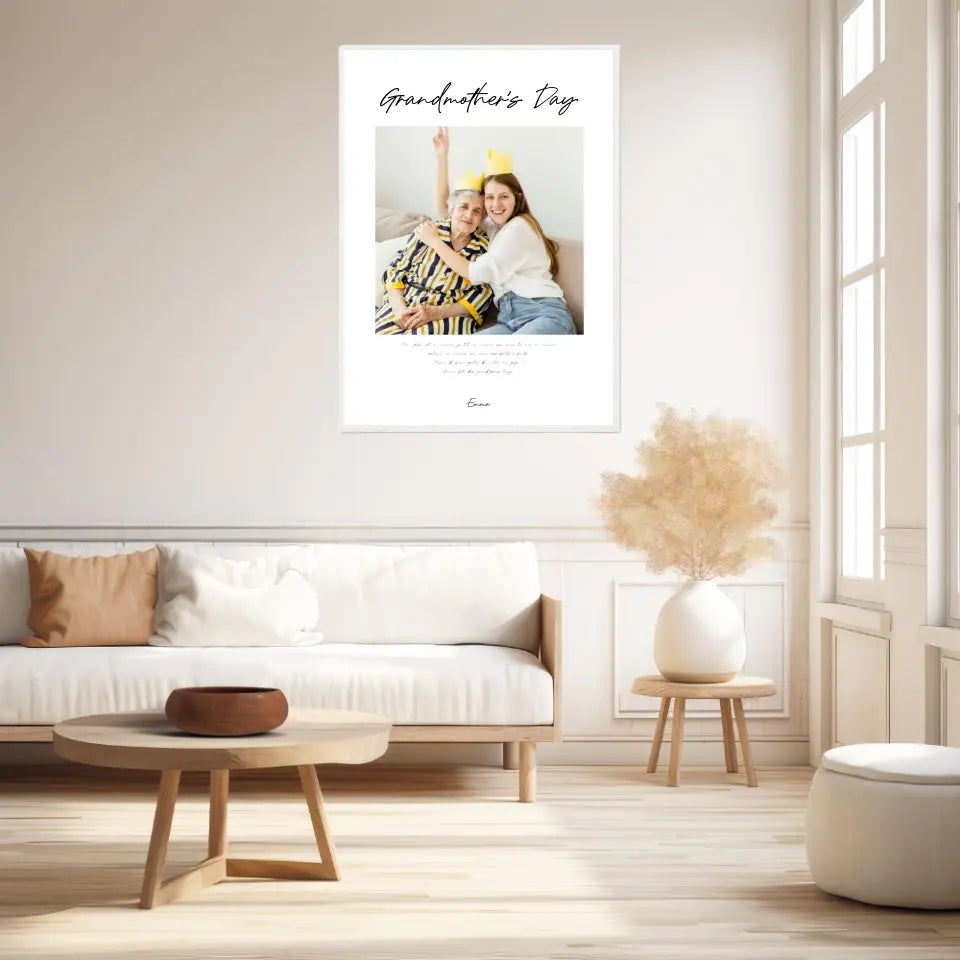 Tableau Photo Personnalisable Bonne Fête Mamies