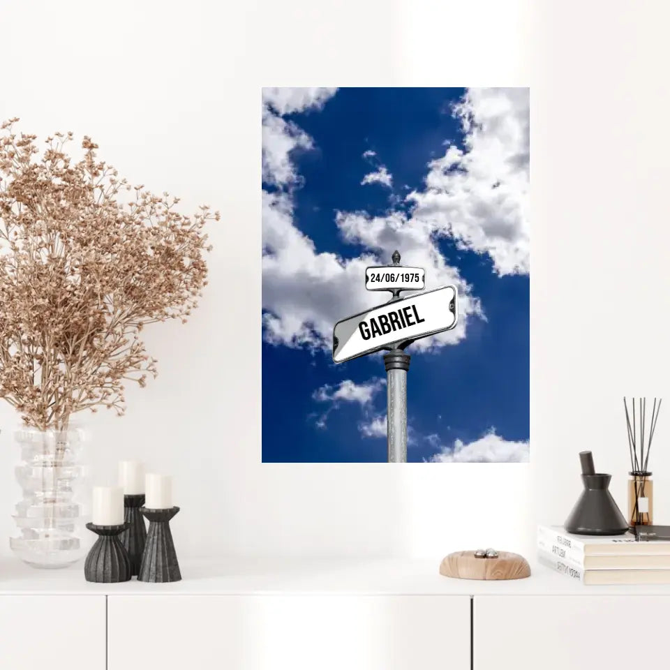 Tableau Prénom Personnalisable Famille Nuage