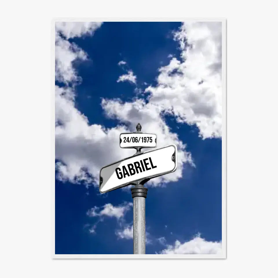 Tableau Prénom Personnalisable Famille Nuage