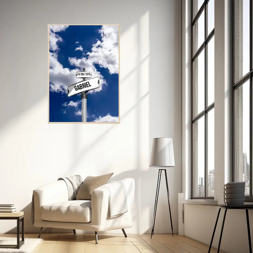 Tableau Prénom Personnalisable Famille Nuage