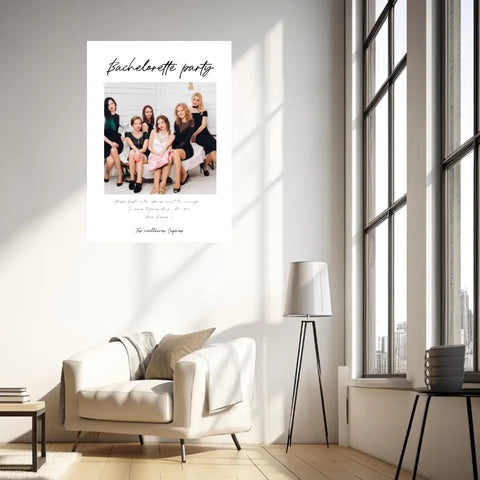 Affiche Personnalisée Photo EVJF