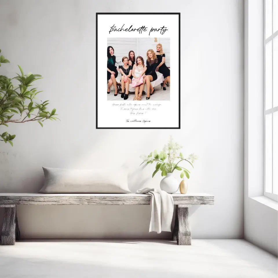 Affiche Personnalisée Photo EVJF