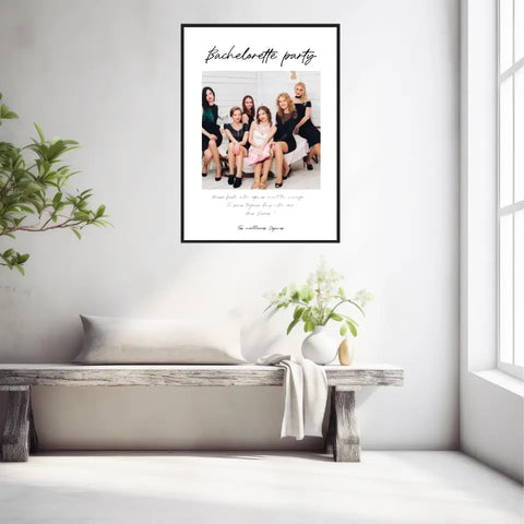 Affiche Personnalisée Photo EVJF