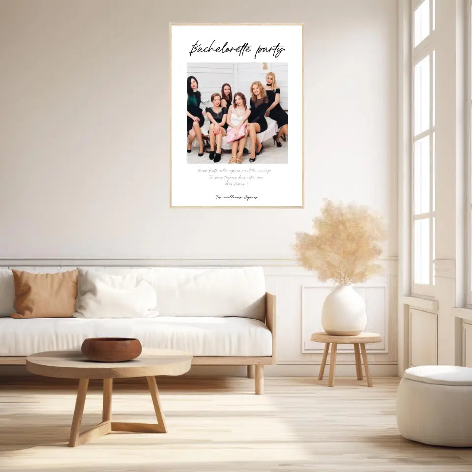 Affiche Personnalisée Photo EVJF