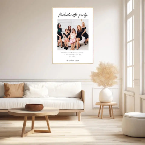Affiche Personnalisée Photo EVJF