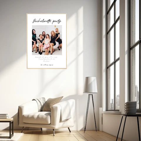 Affiche Personnalisée Photo EVJF