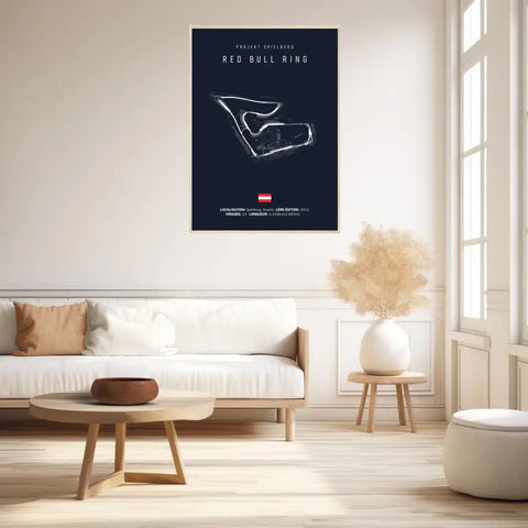 Affiche ou Tableau du Circuit de Formule 1 Red Bull Ring Projekt Spielberg Autriche