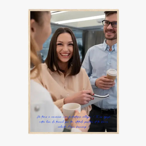 Tableau Photo Personnalisé Collègue