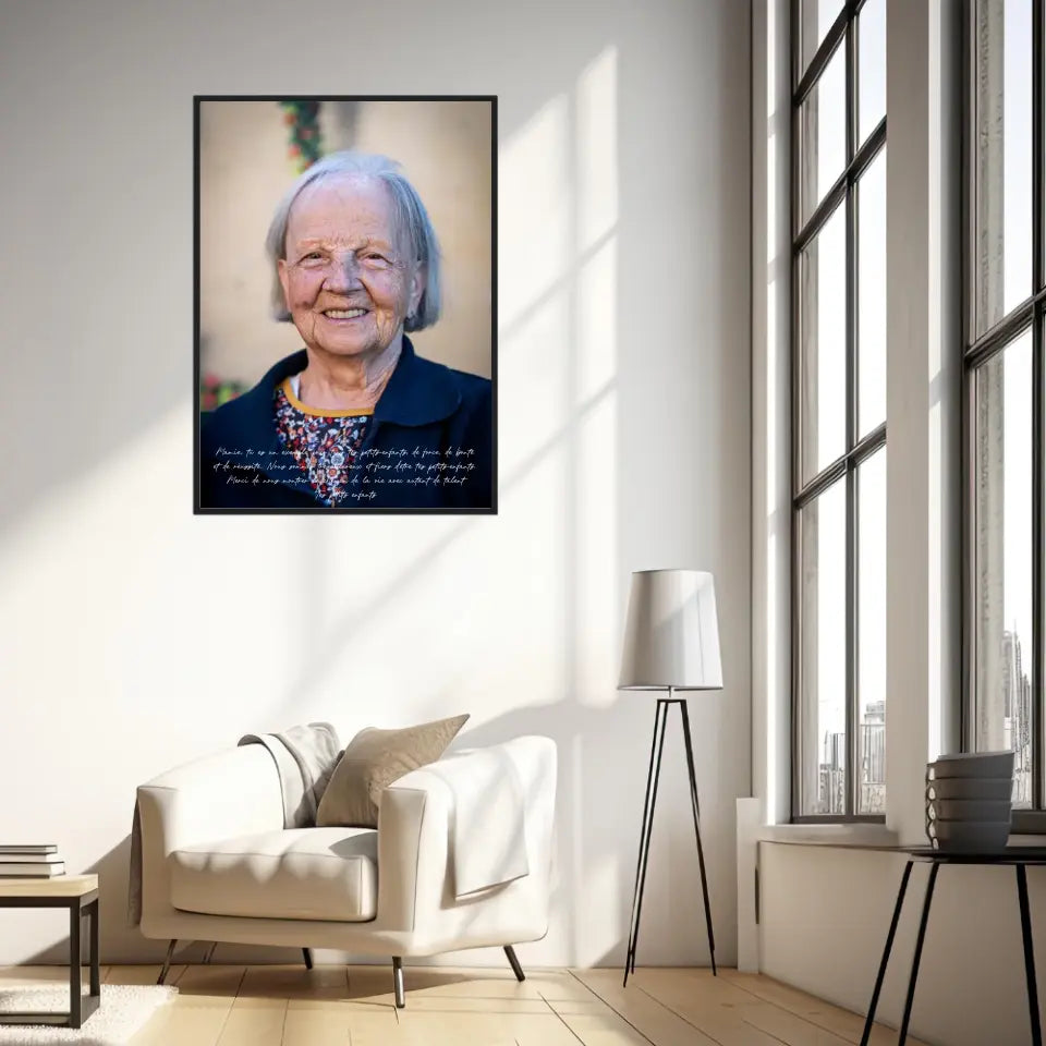 Tableau Photo Personnalisé Mamie