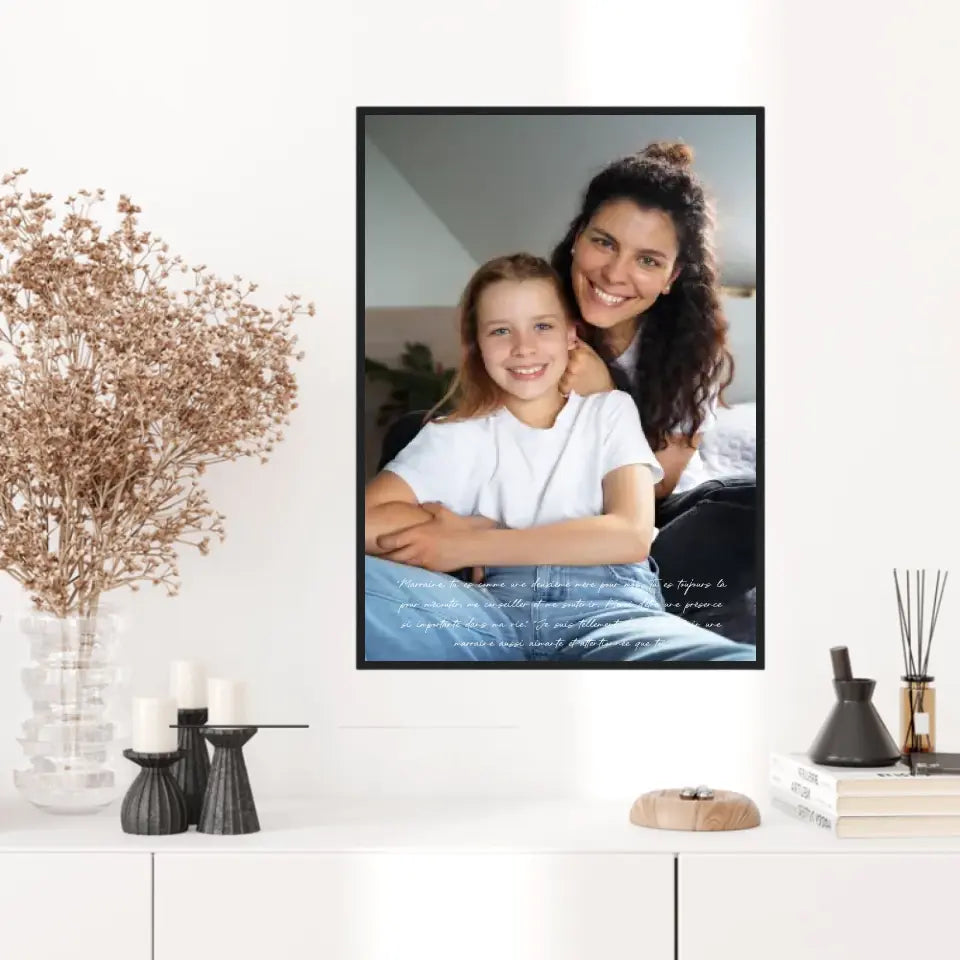 Tableau Photo Personnalisé Marraine