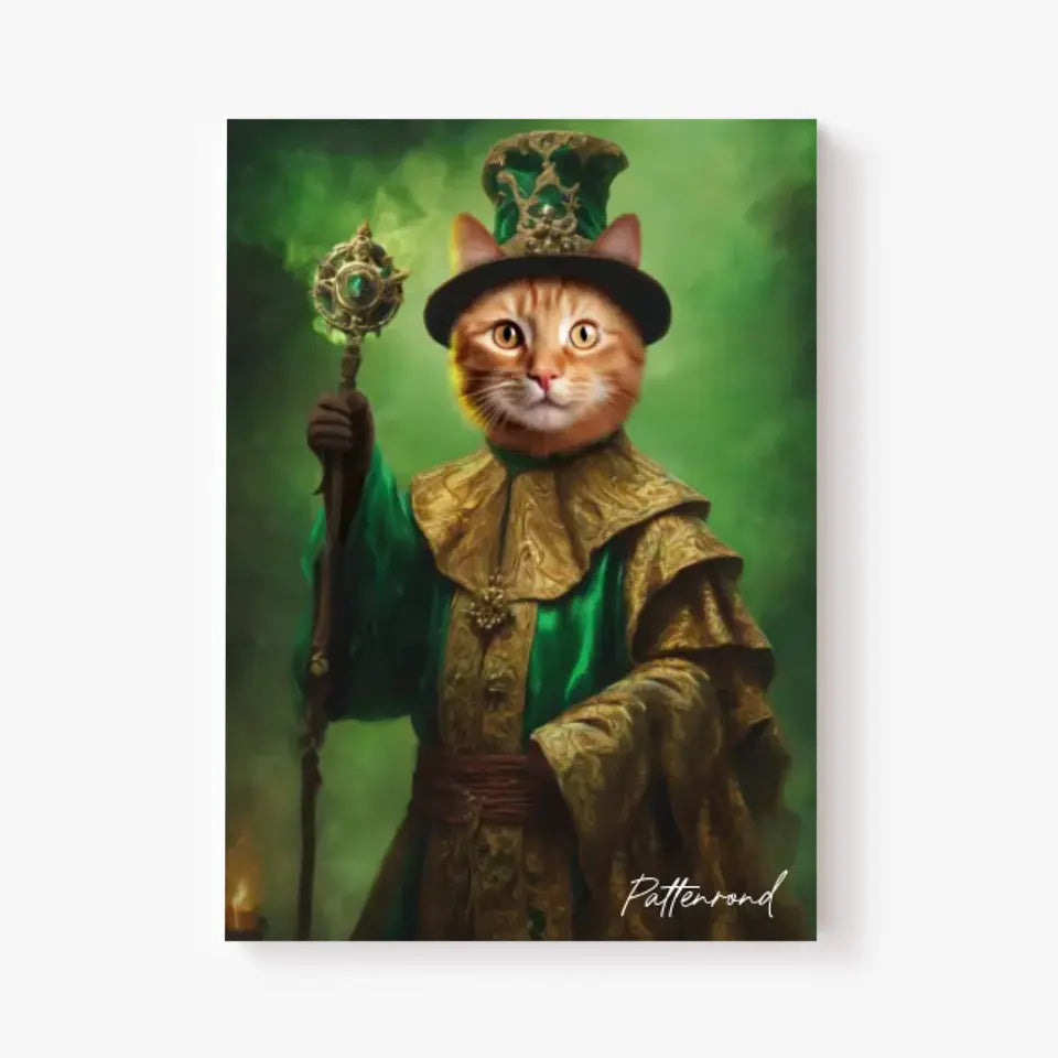 Tableau Personnalisé Portrait Animaux Sorcier