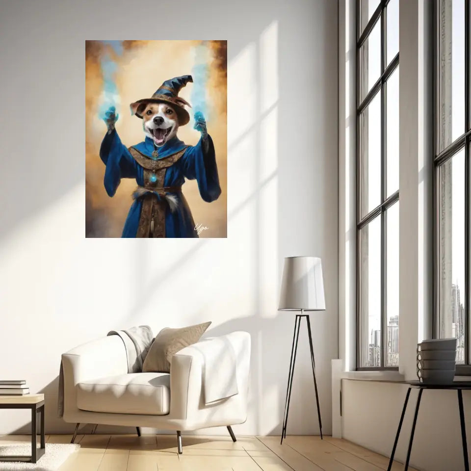 Tableau Personnalisé Portrait Animaux Sorcier Poudlard