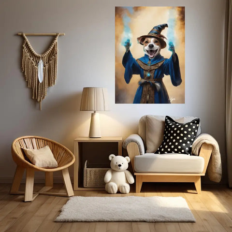 Tableau Personnalisé Portrait Animaux Sorcier Poudlard