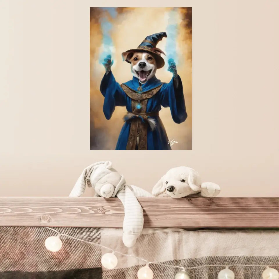 Tableau Personnalisé Portrait Animaux Sorcier Poudlard