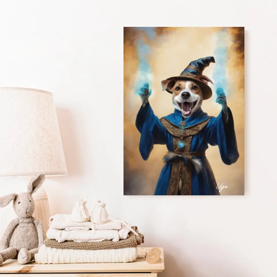 Tableau Personnalisé Portrait Animaux Sorcier Poudlard