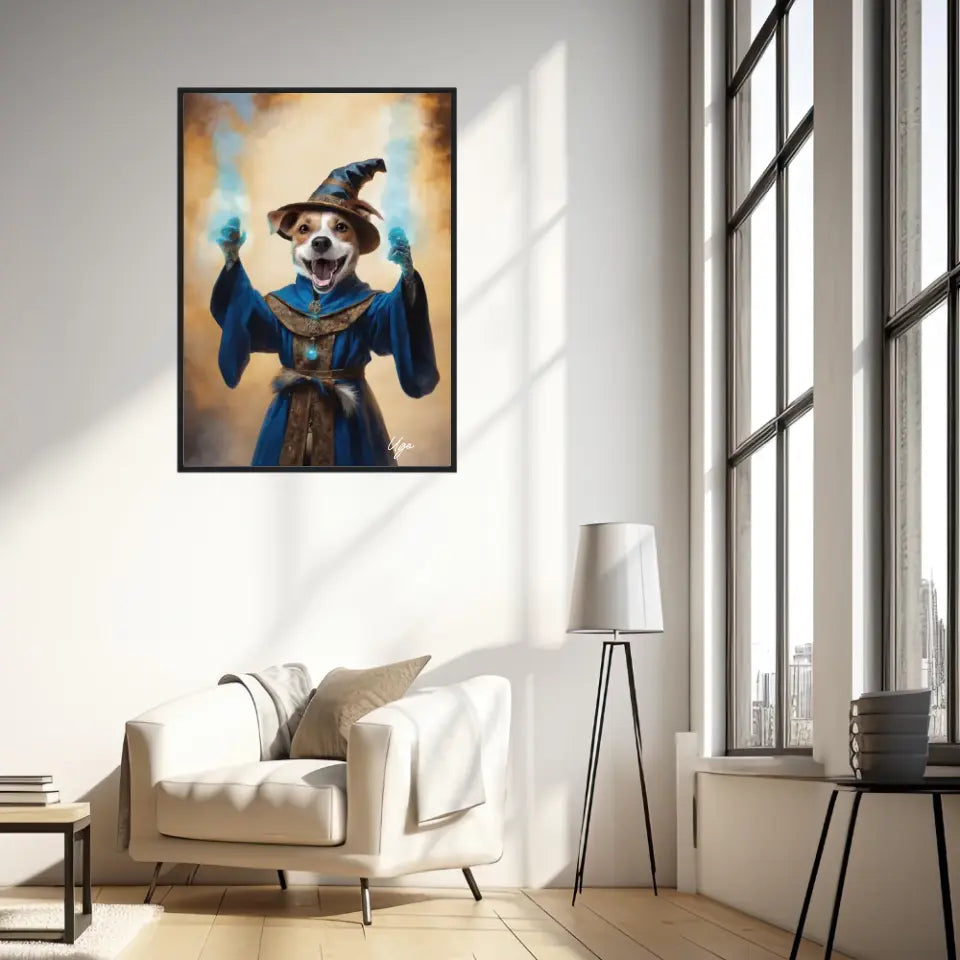Tableau Personnalisé Portrait Animaux Sorcier Poudlard
