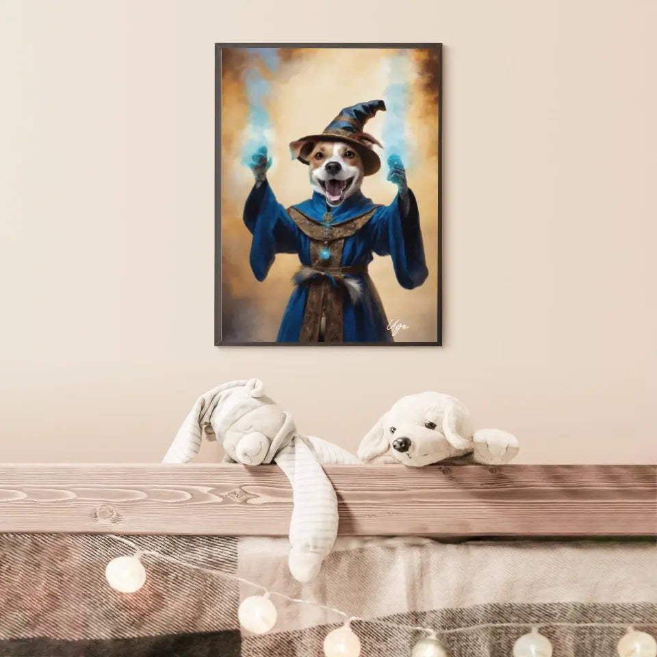 Tableau Personnalisé Portrait Animaux Sorcier Poudlard