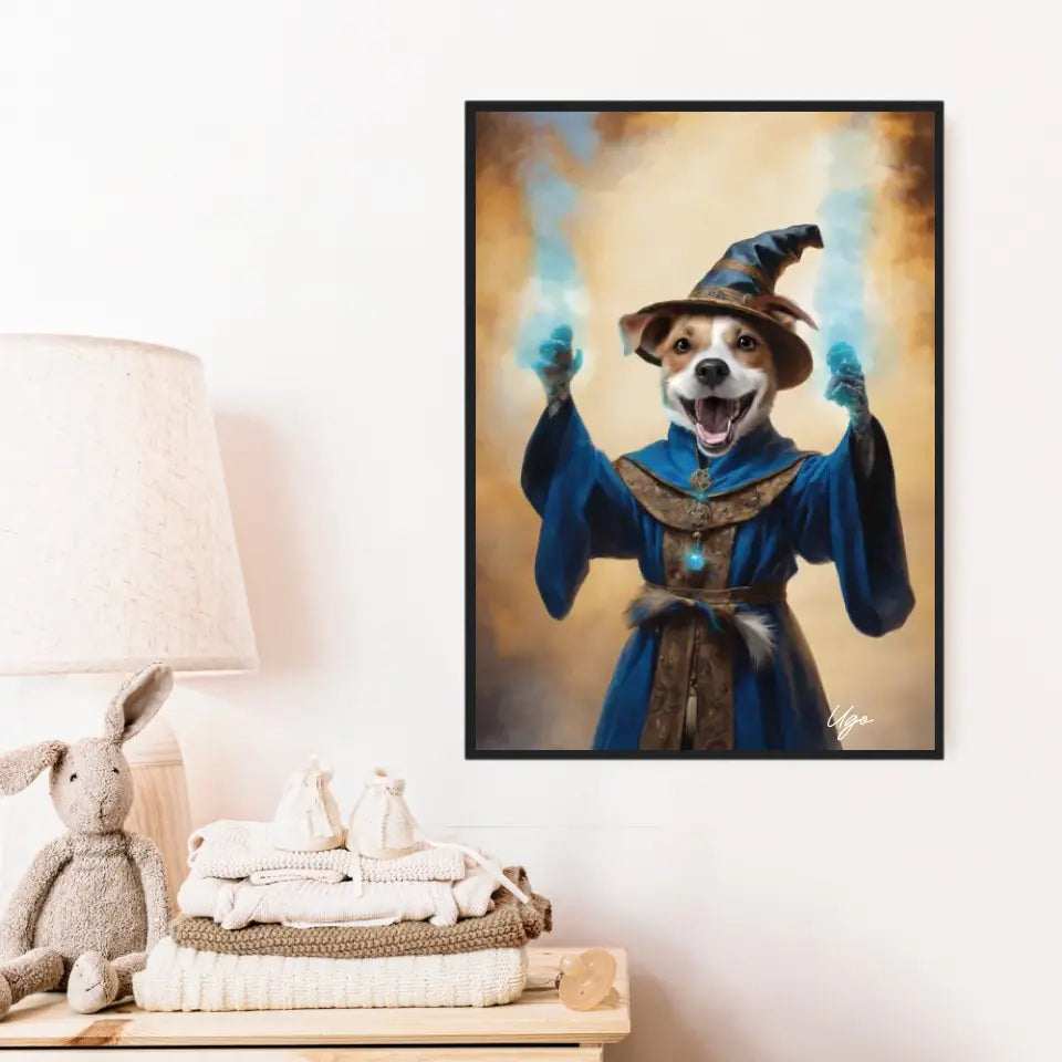 Tableau Personnalisé Portrait Animaux Sorcier Poudlard