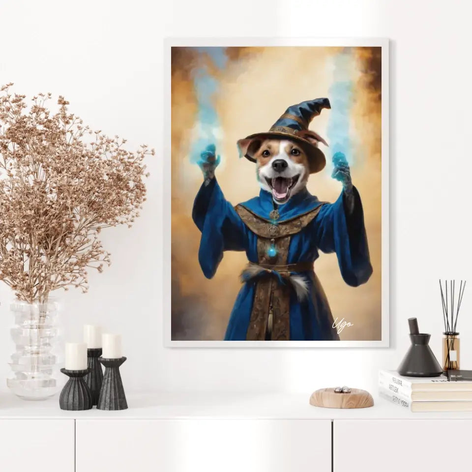 Tableau Personnalisé Portrait Animaux Sorcier Poudlard