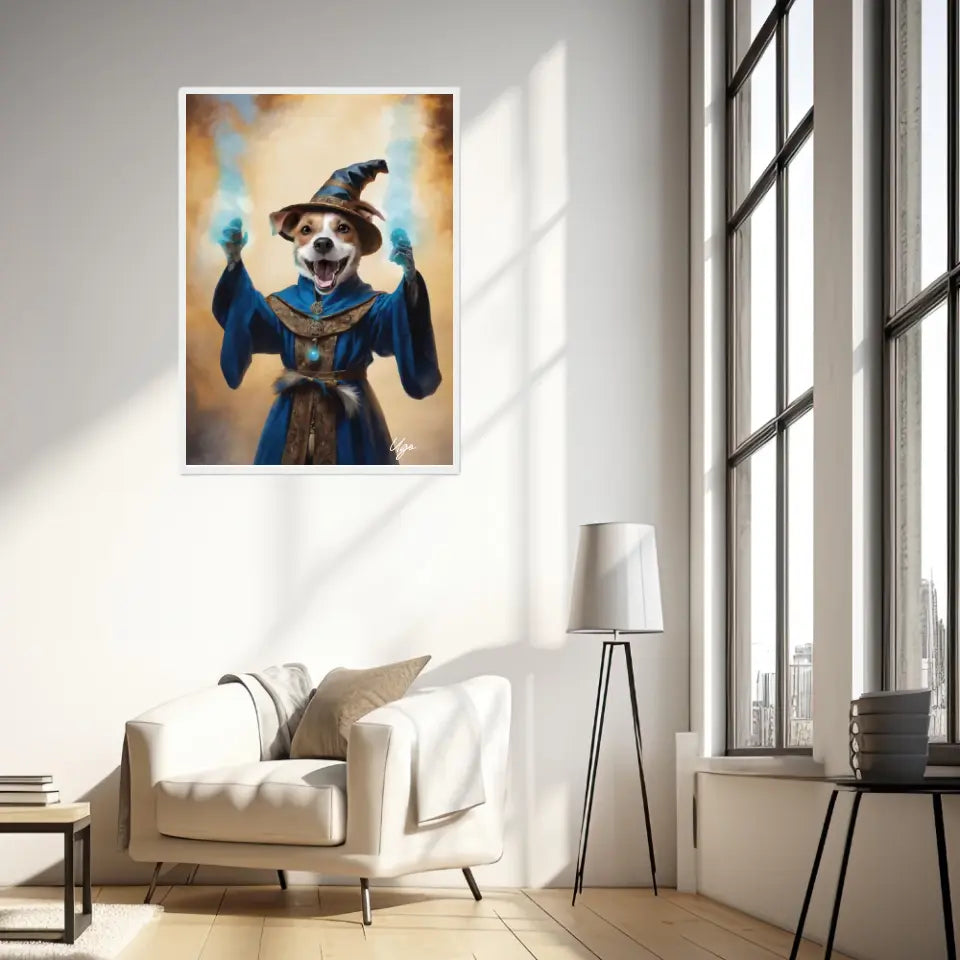 Tableau Personnalisé Portrait Animaux Sorcier Poudlard