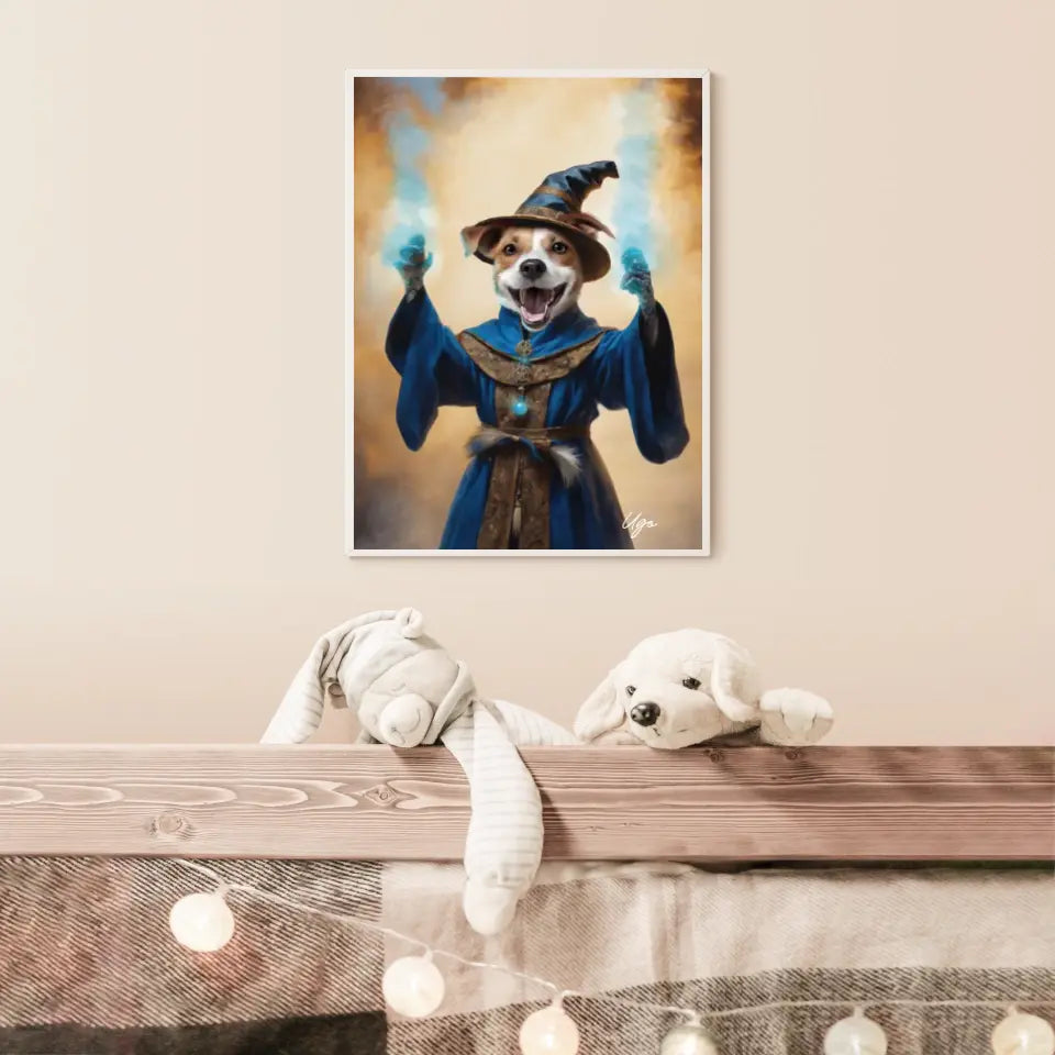 Tableau Personnalisé Portrait Animaux Sorcier Poudlard