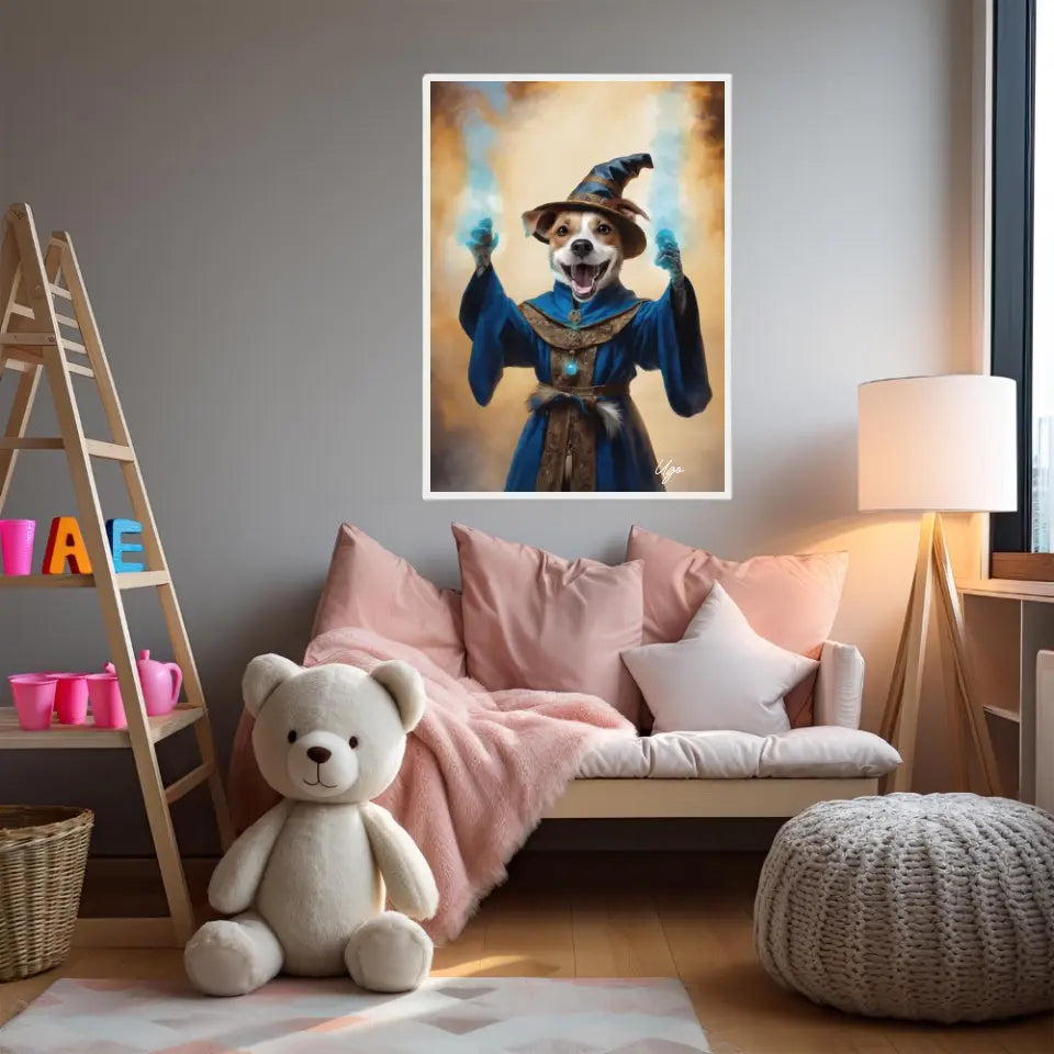 Tableau Personnalisé Portrait Animaux Sorcier Poudlard