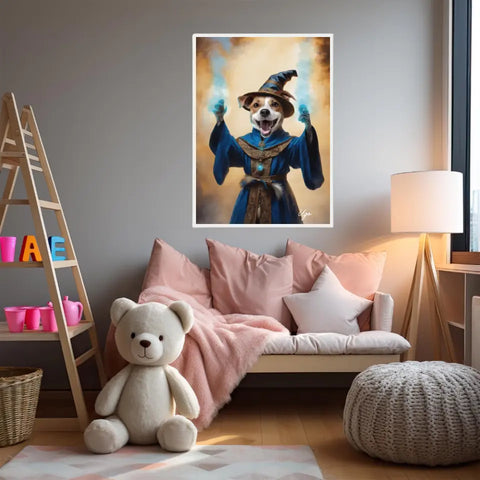 Tableau Personnalisé Portrait Animaux Sorcier Poudlard