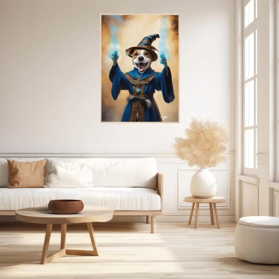 Tableau Personnalisé Portrait Animaux Sorcier Poudlard